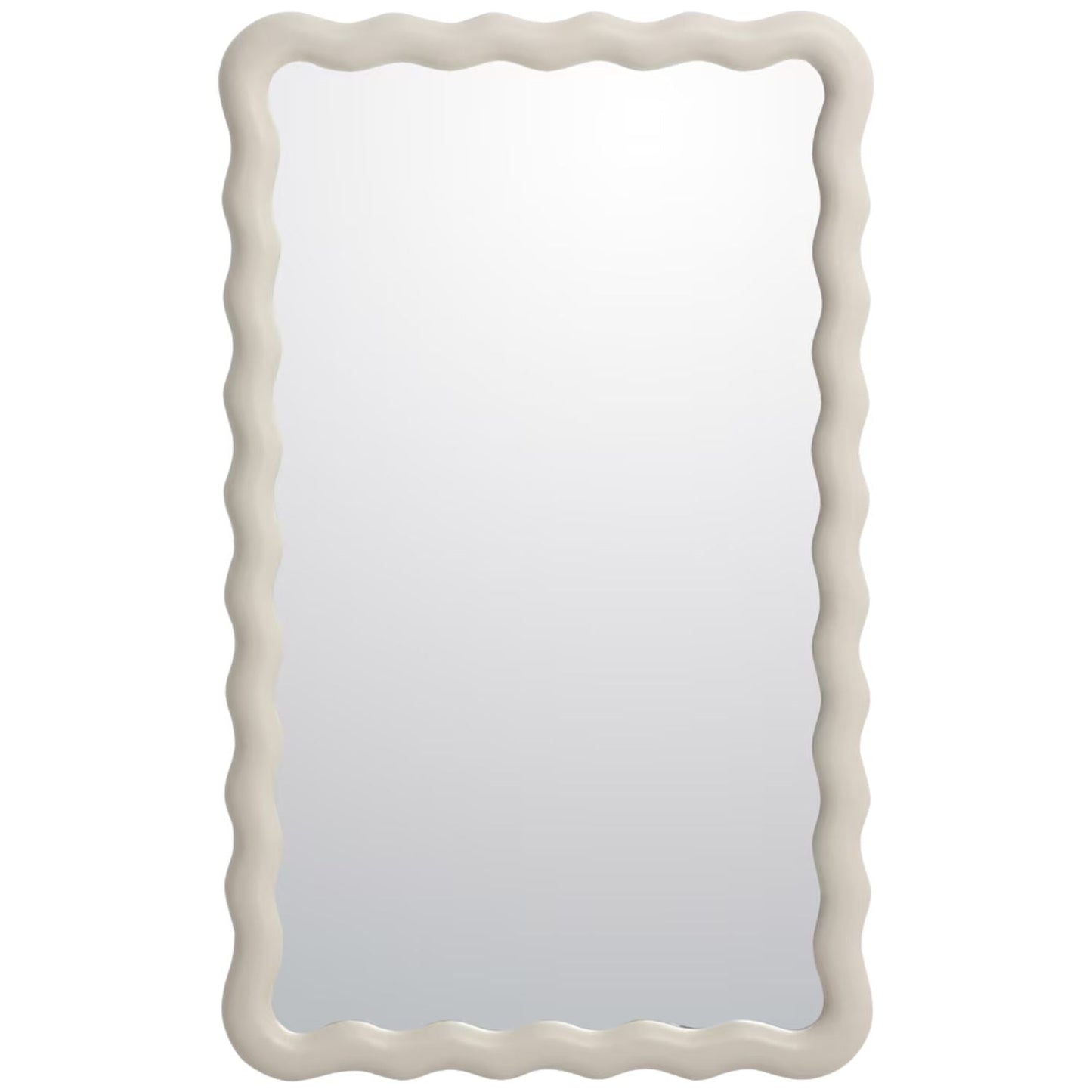 Faire Cream Swirly Wall Mirror