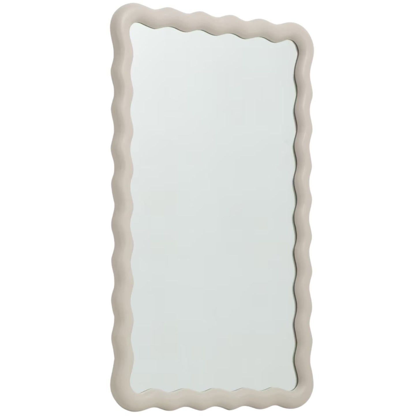 Faire Cream Swirly Wall Mirror