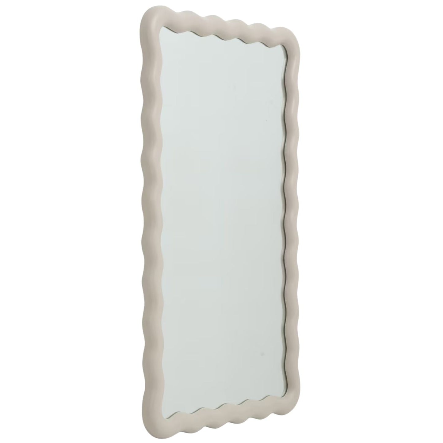 Faire Cream Swirly Wall Mirror