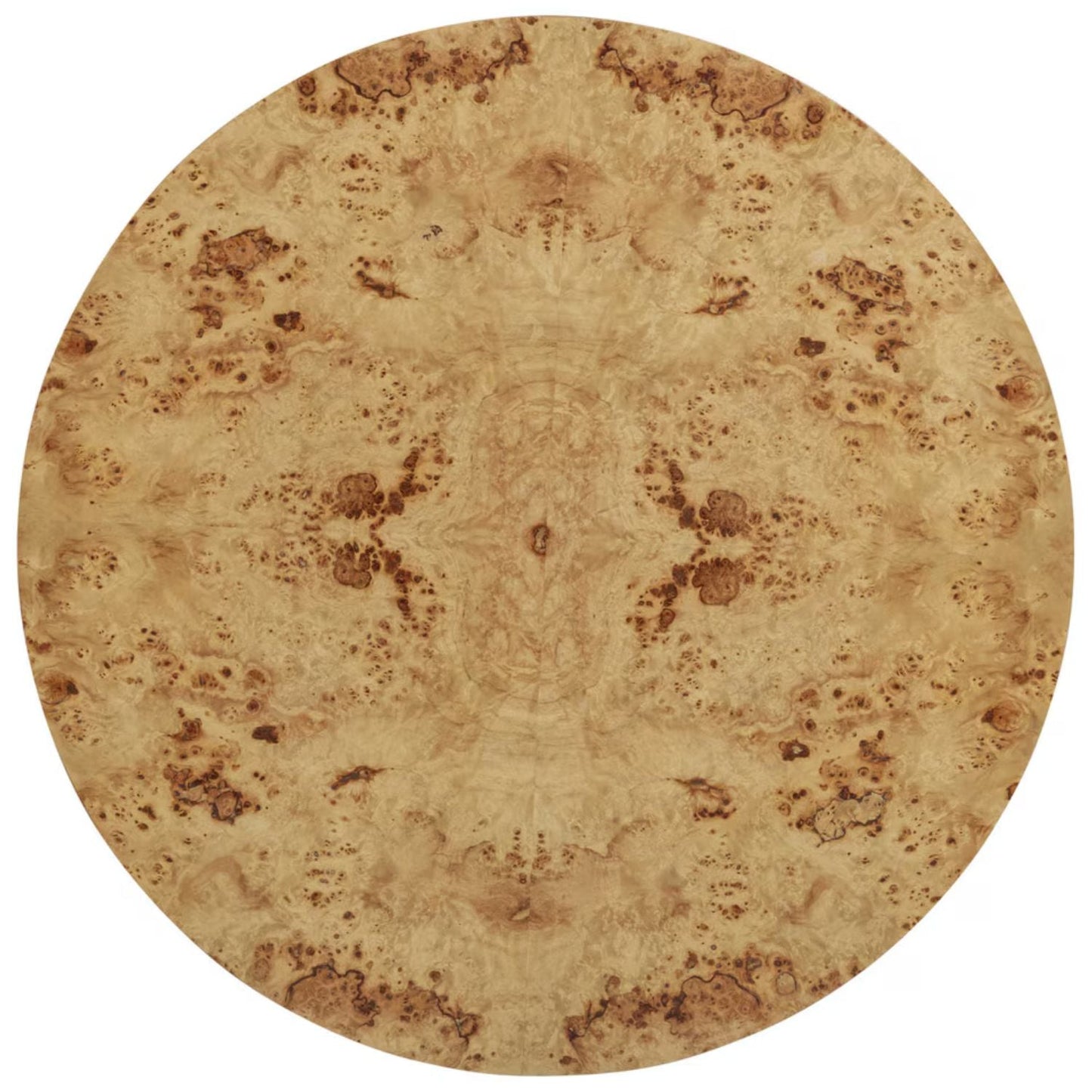 Figaro Natural Burl Drum Coffee Table