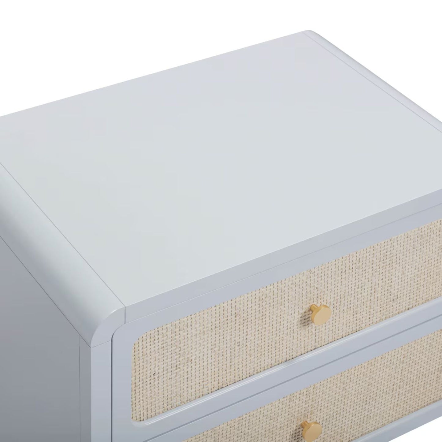 Starling Rattan 2 Drawer Nightstand