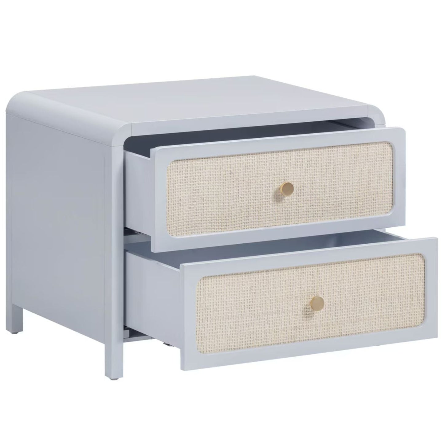 Starling Rattan 2 Drawer Nightstand