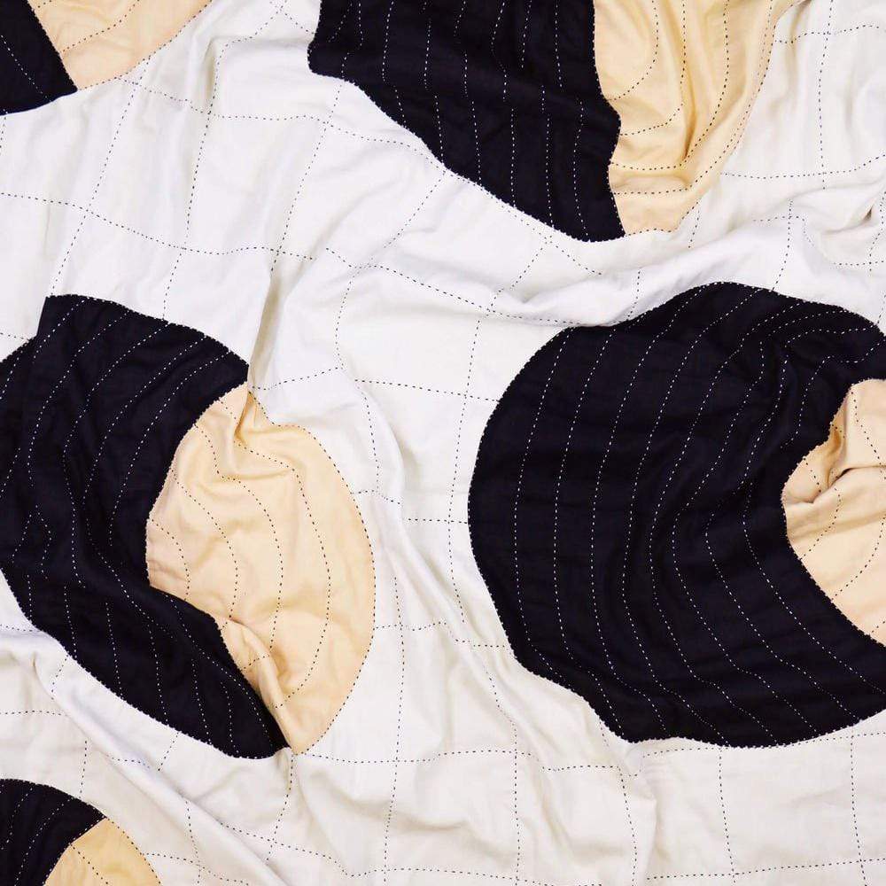 Crescent Lattice Quilt Throw