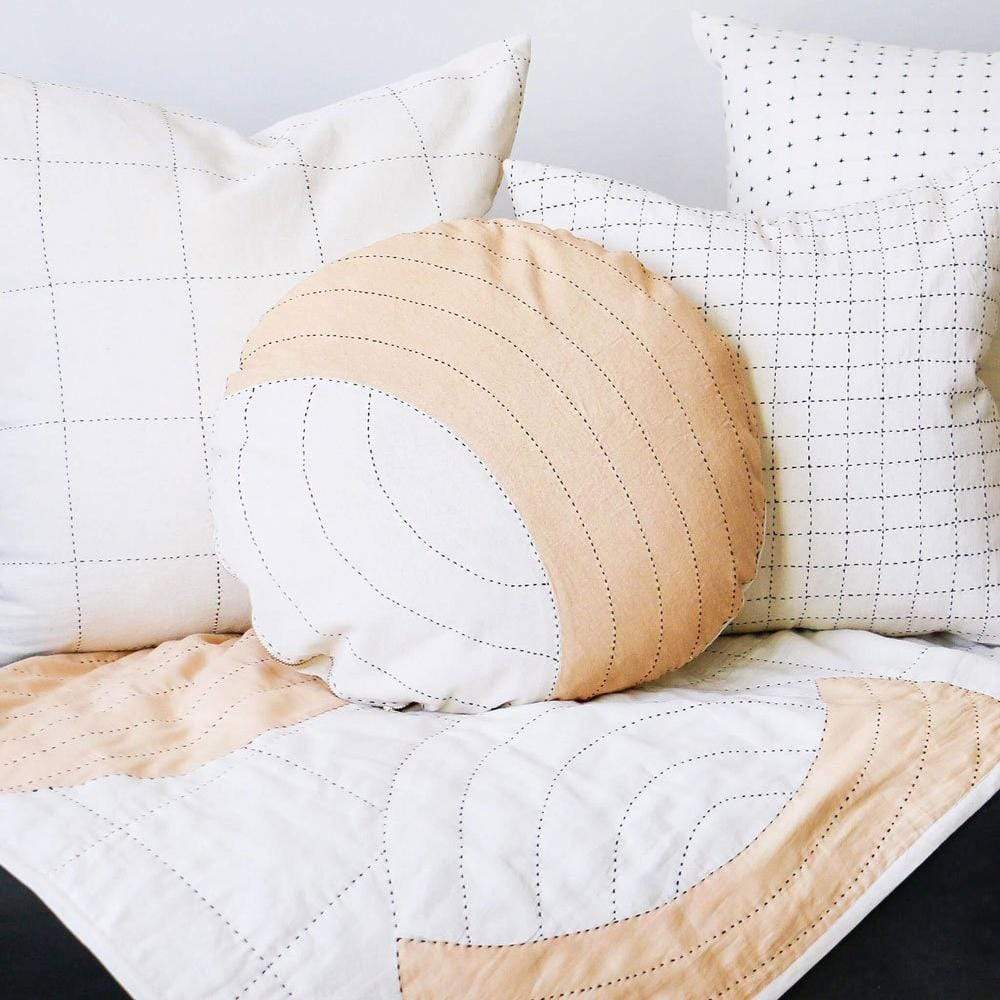 Crescent Lattice Quilt Throw