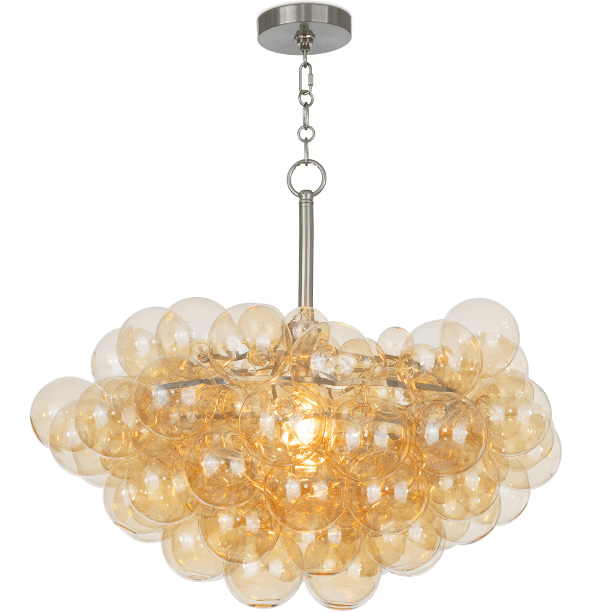 Bubbles Amber Chandelier