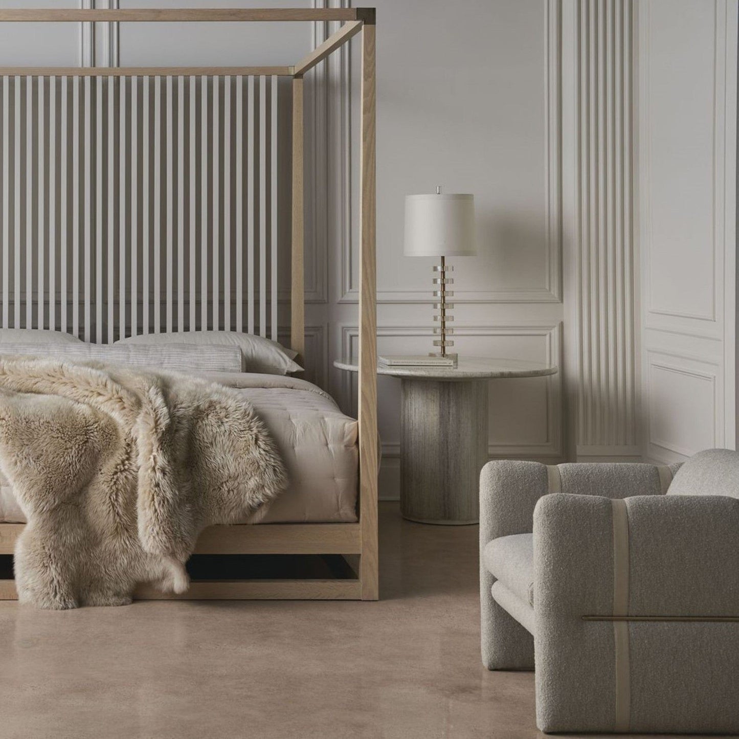 Pinstripe Light Bed