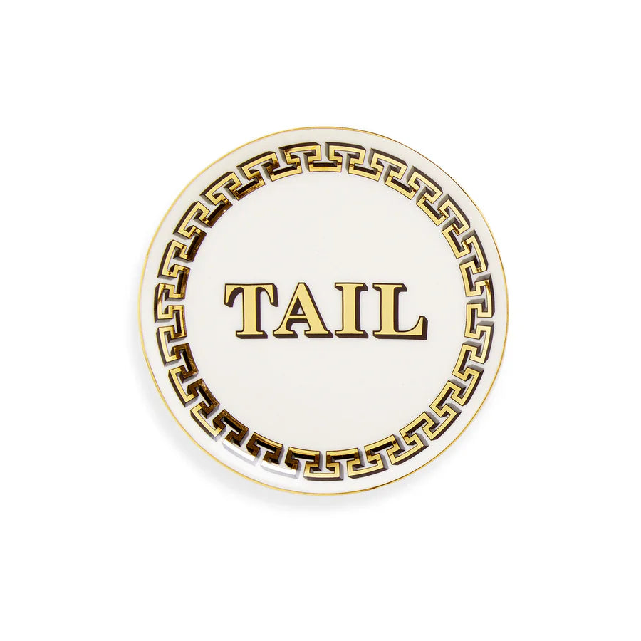 Cock/Tail Porcelain Coasters