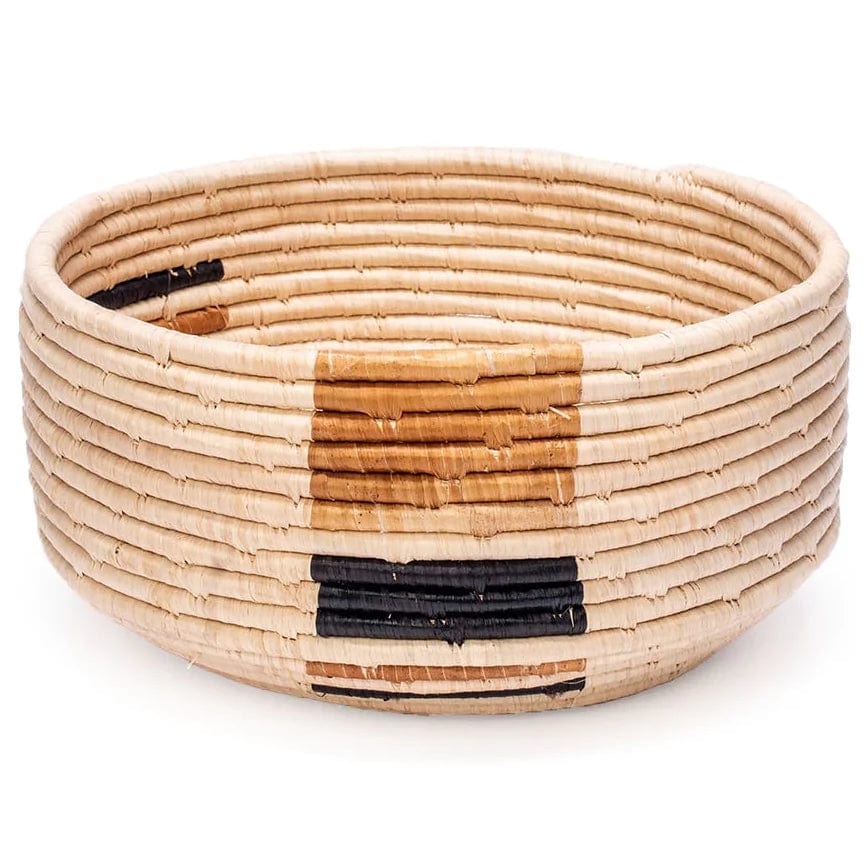 Banana Leaf Kisasa Deep Round Basket