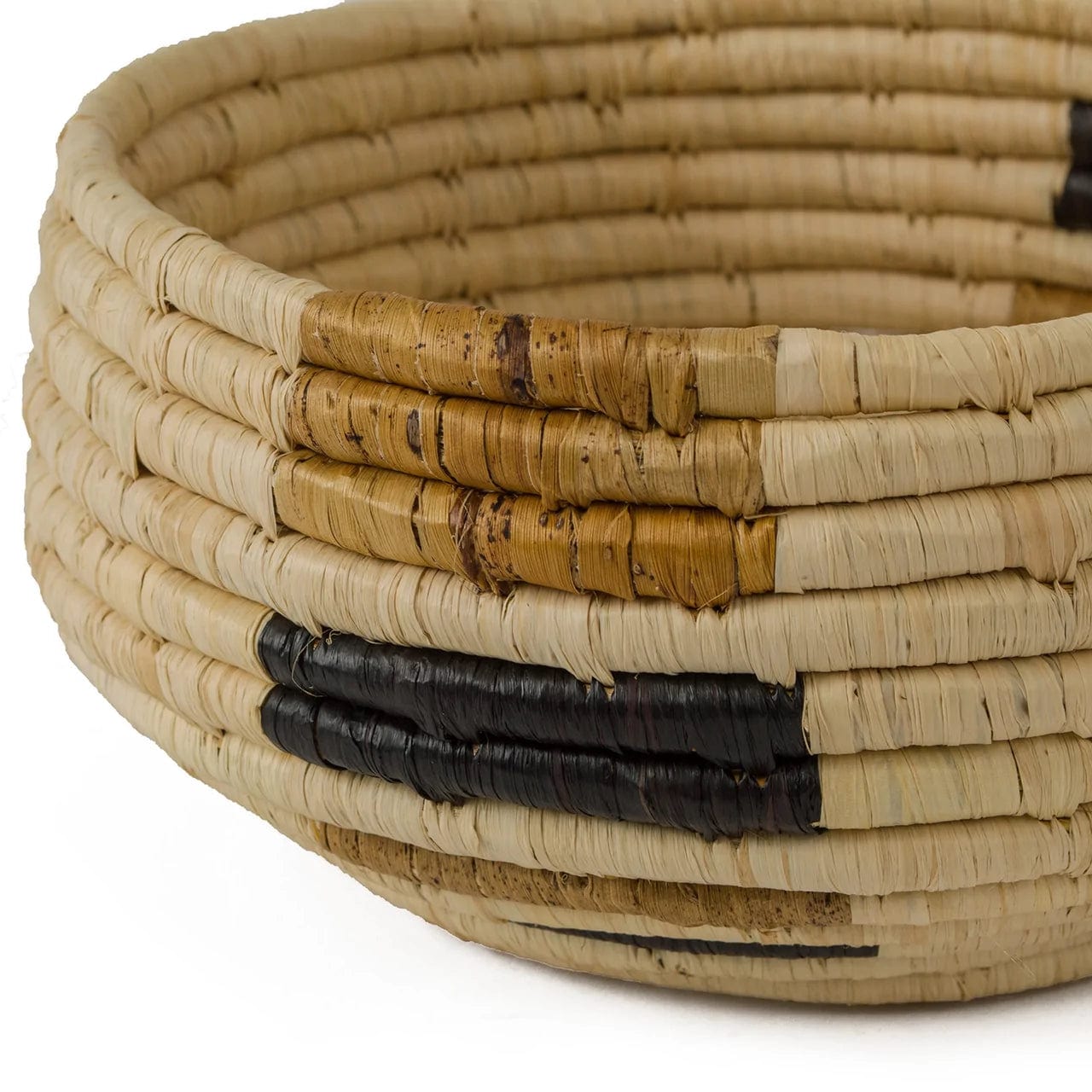 Banana Leaf Kisasa Deep Round Basket