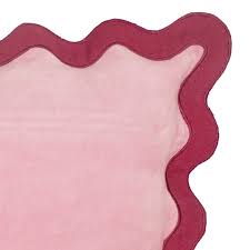 Scalloped Edge Throw Pillow With Insert