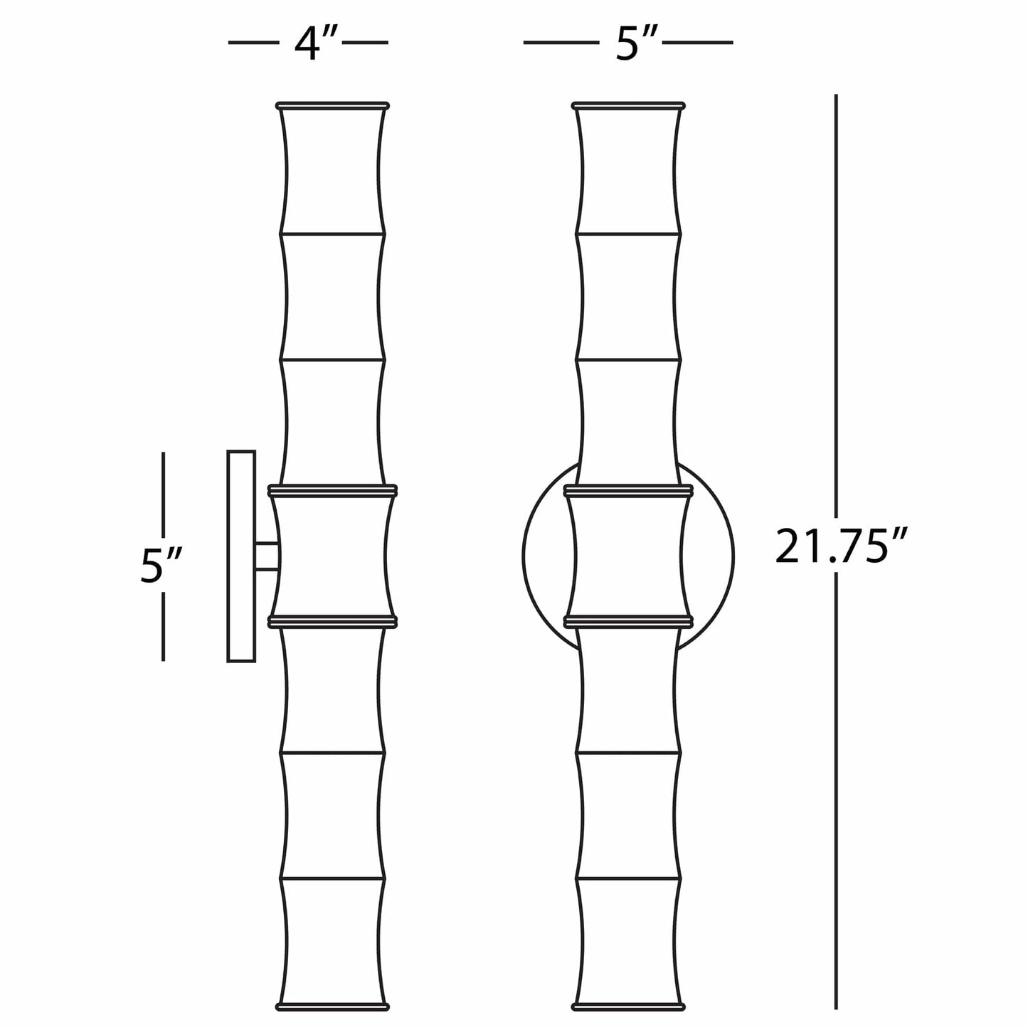 Kane 2-Light Rose Water Wall Sconce