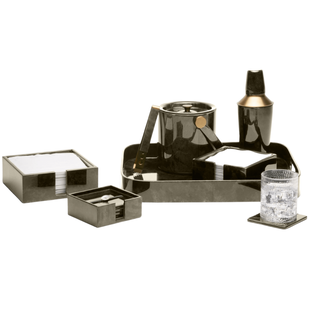 Nelson Gray Gloss Bar Collection
