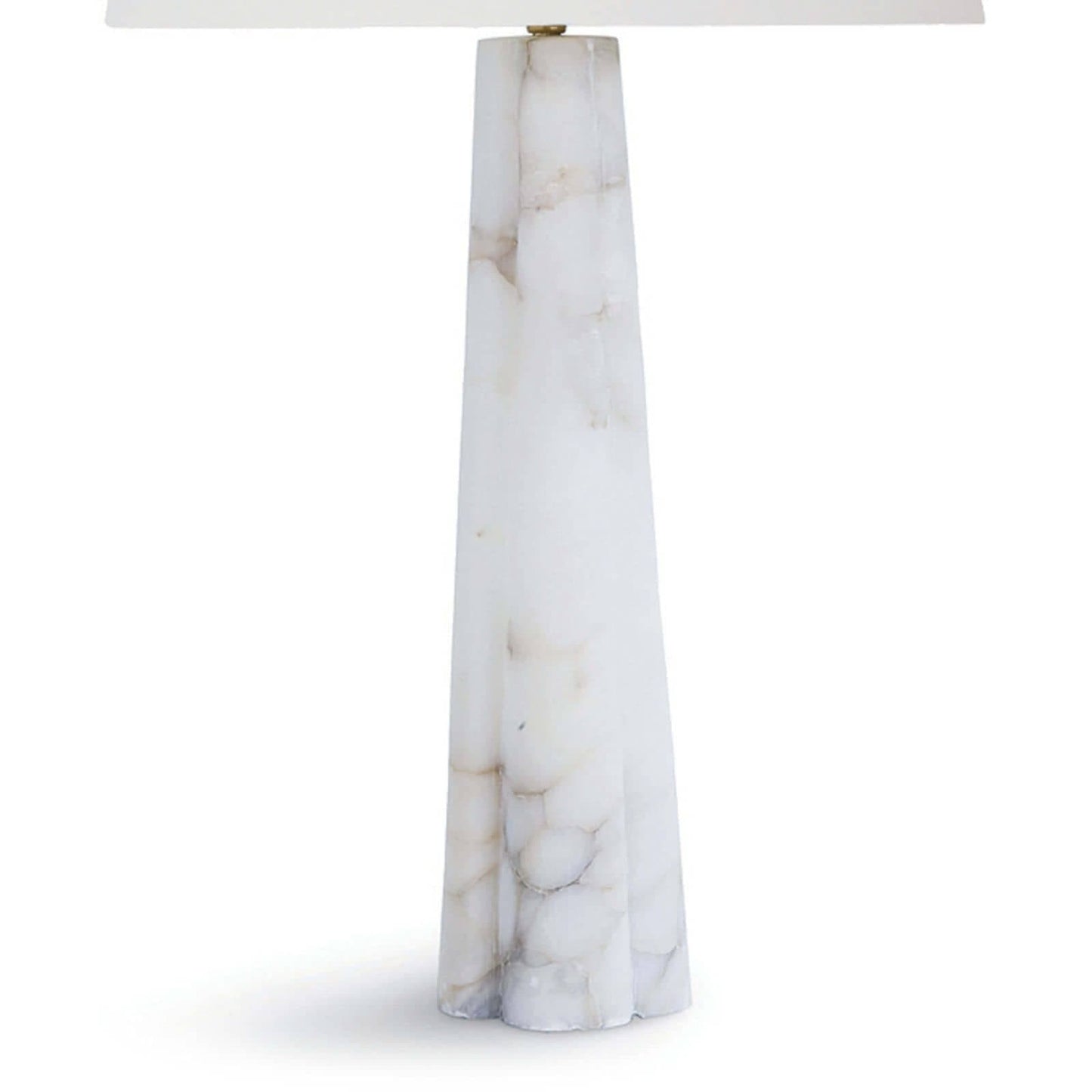 Alabaster Quatrefoil Lamp