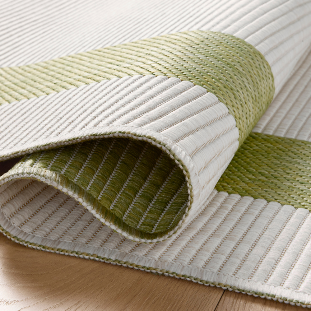 Easton Indoor/Outdoor Green/Ivory Rug