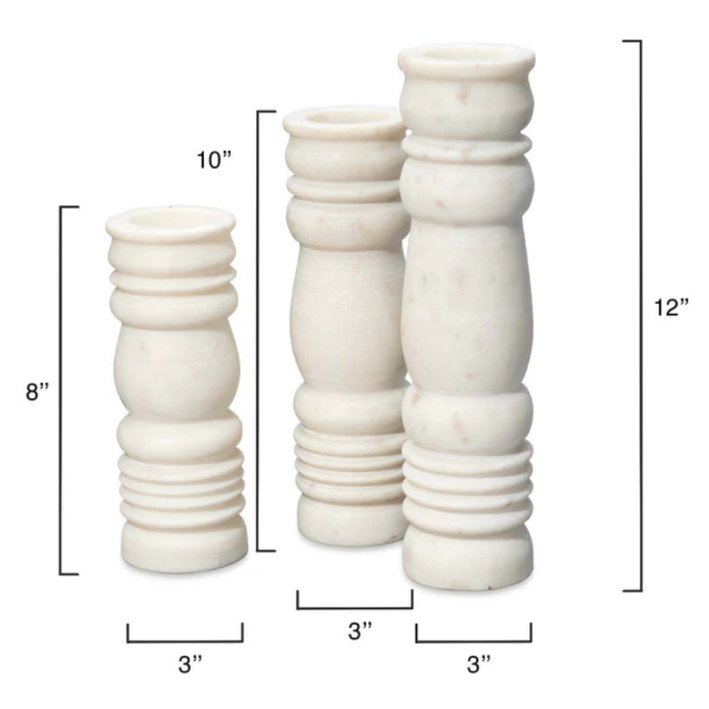 Monument Candlesticks (Set of 3)