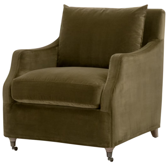 Jade Slipcover Club Chair