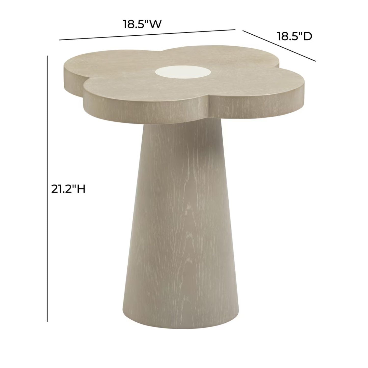Atrium Washed Ash Side Table
