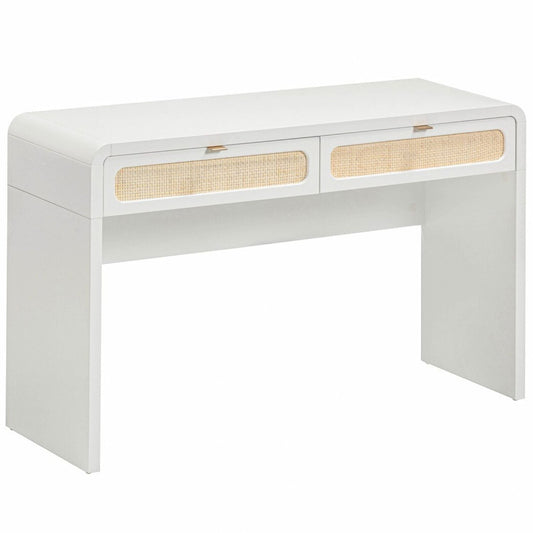 Starling Rattan Console Desk