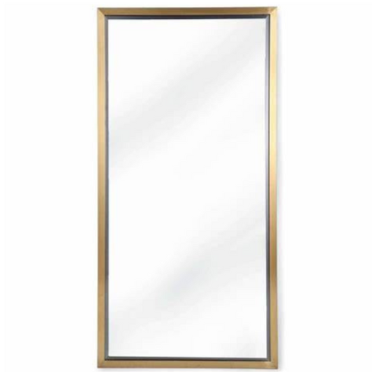 Regina Andrew Rectangle Brass Mirror
