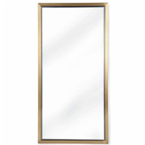 Regina Andrew Rectangle Brass Mirror