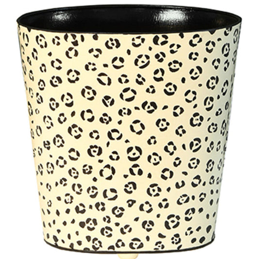 Cheetah Wastebasket
