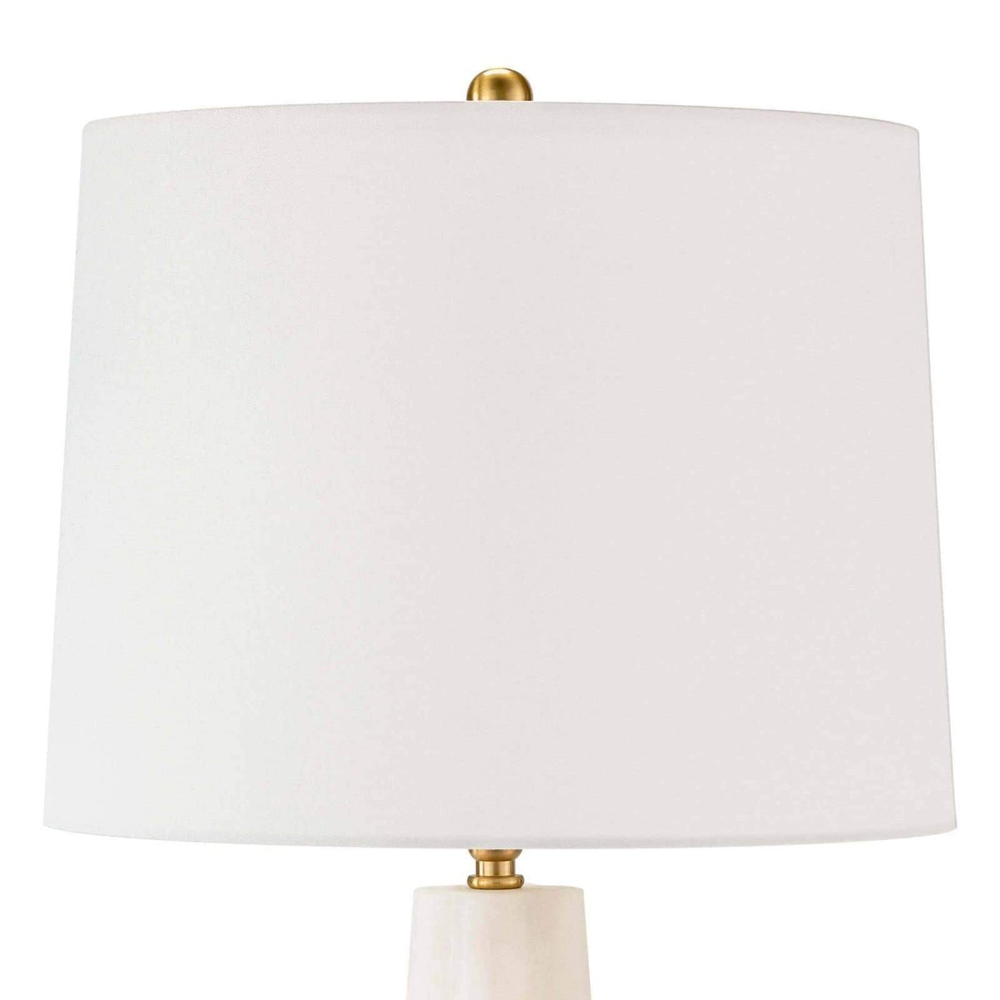 Alabaster Quatrefoil Lamp