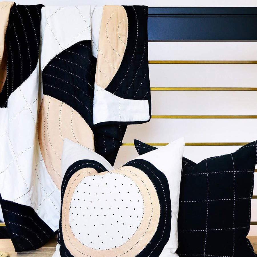 Crescent Lattice Quilt Throw