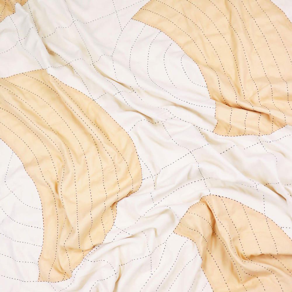 Crescent Lattice Quilt Throw