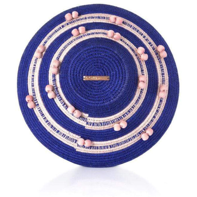 Charlie Sprout Twins Large Basket - Cobalt