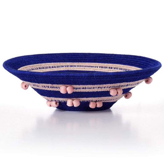 Charlie Sprout Twins Large Basket - Cobalt