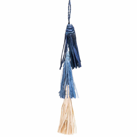 Blue Tassels Ornament (Set of 2)