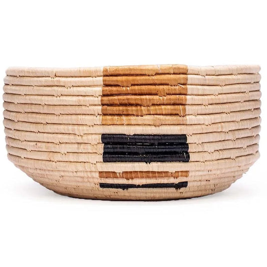 Banana Leaf Kisasa Deep Round Basket