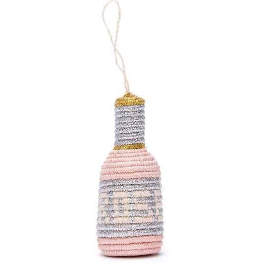Rosé Bottle Ornament