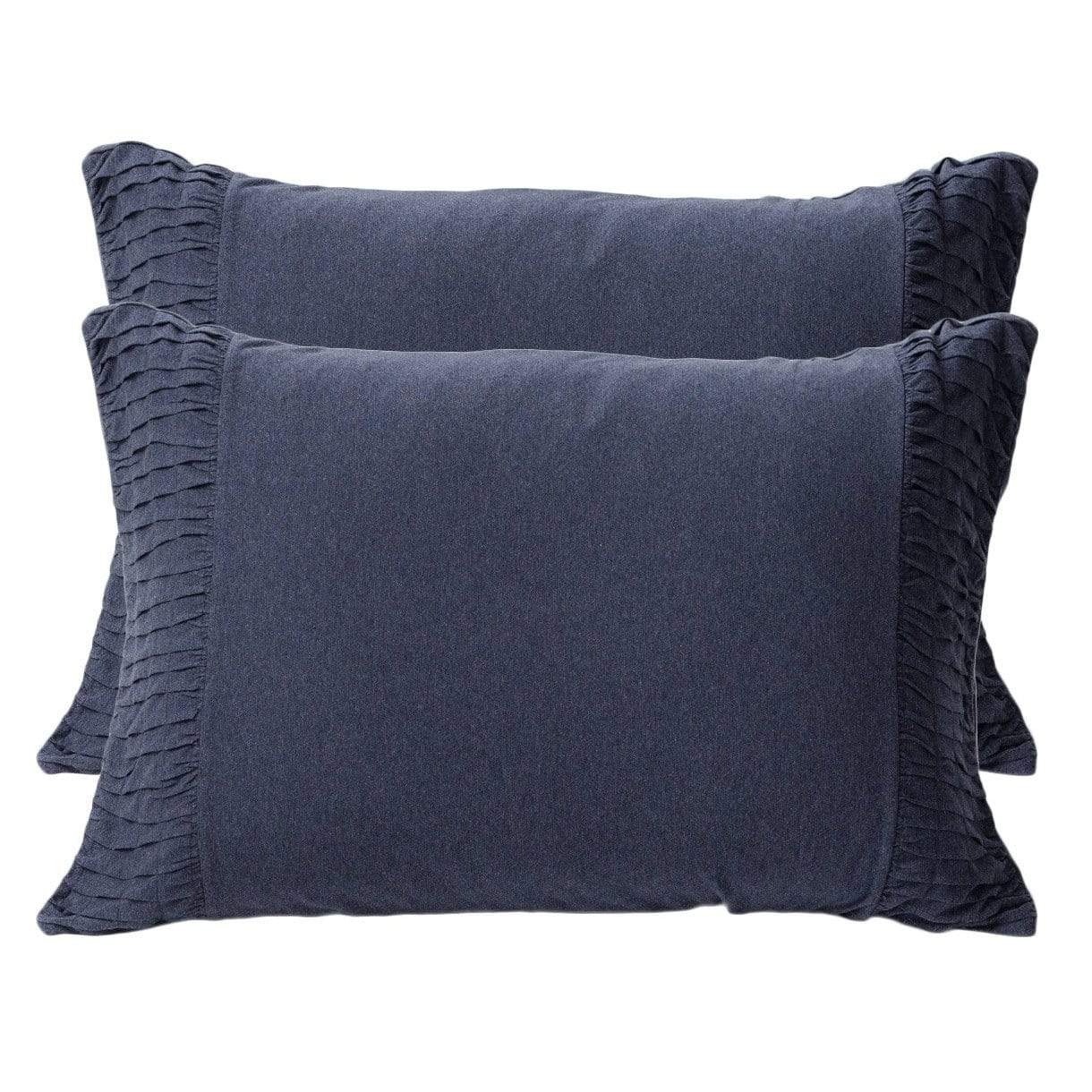 Rosette Standard Pillowcase Set - Garden Green