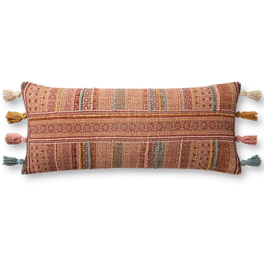 Loloi Down Pillow - Brick/Multi