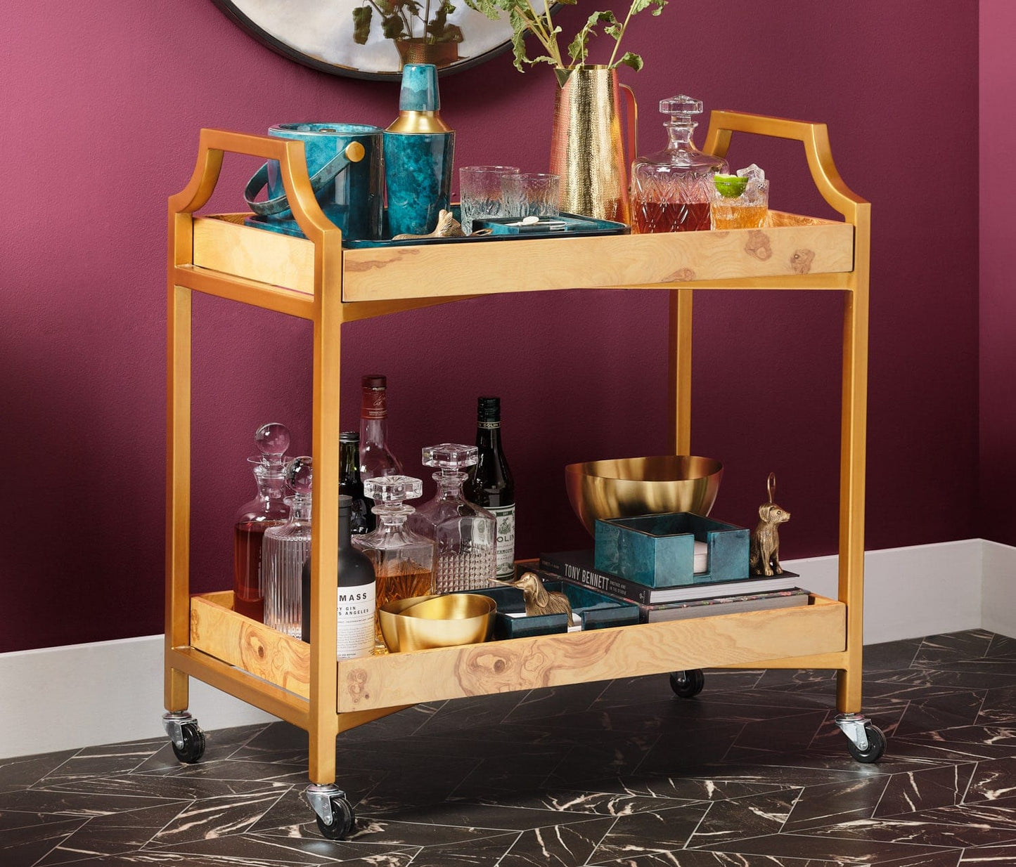 Nelson Blue Gloss Bar Collection