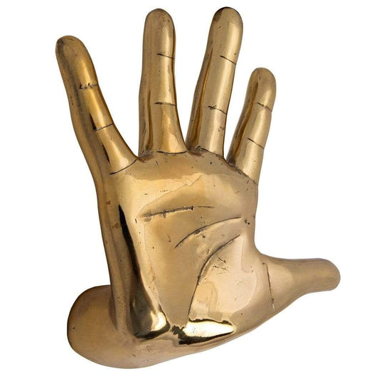 Noir Brass Wall Hand
