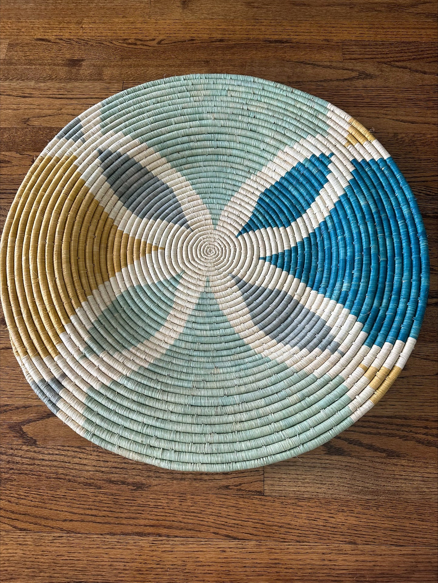 27" Extra Large Woodland  Woven Wall Art Plate