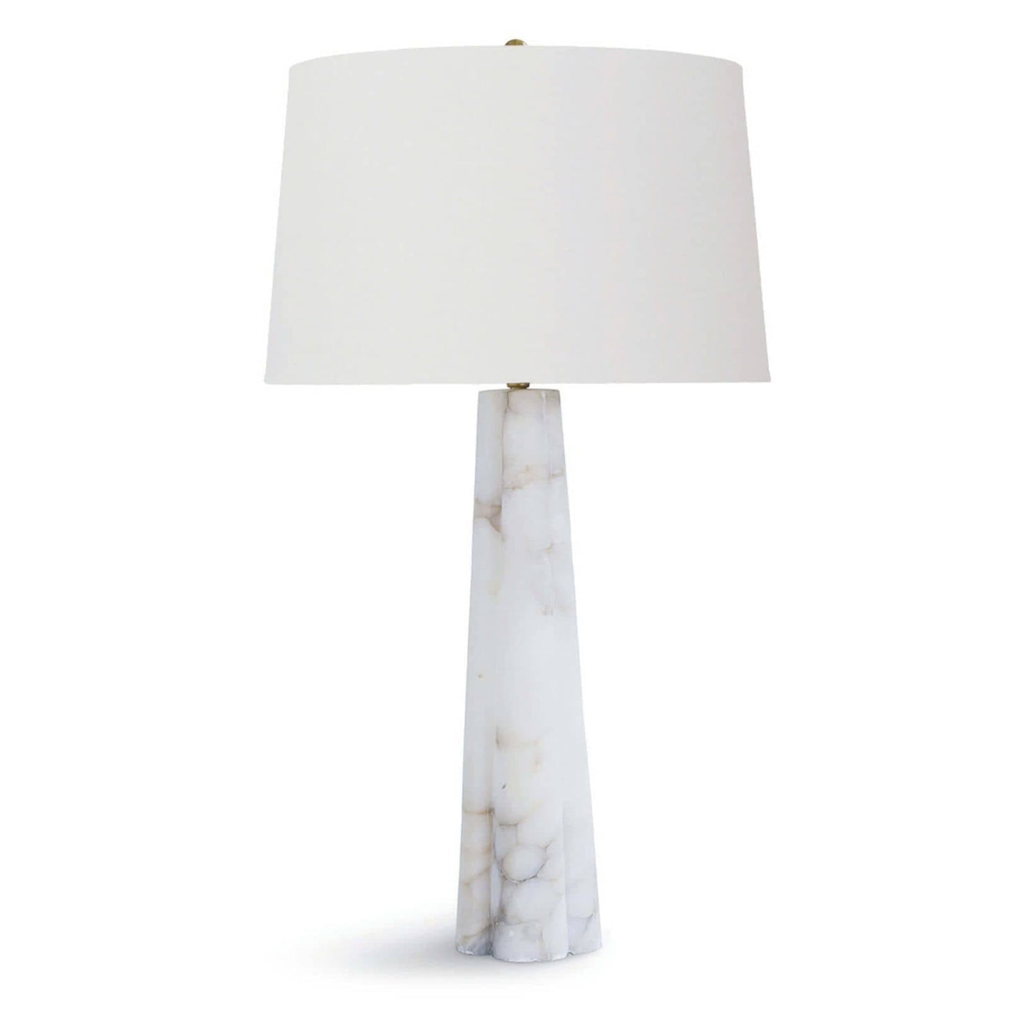 Alabaster Quatrefoil Lamp