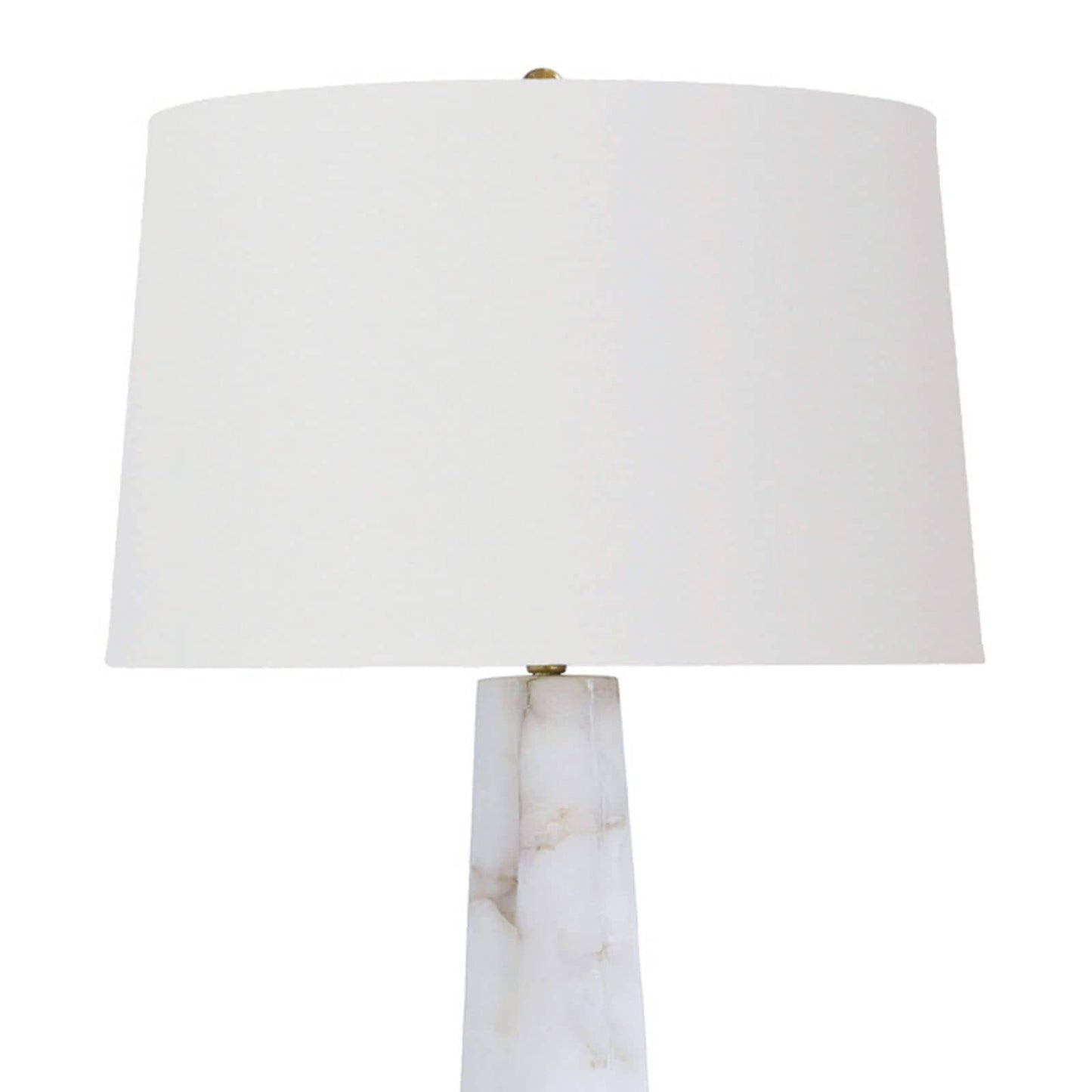 Alabaster Quatrefoil Lamp