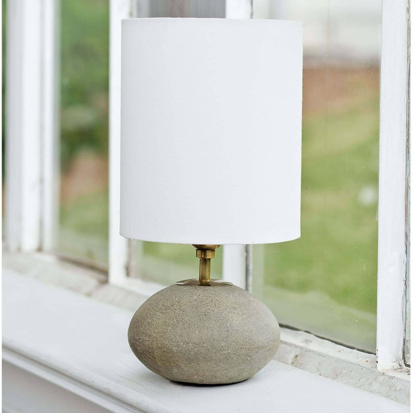 Concrete Orb Lamp