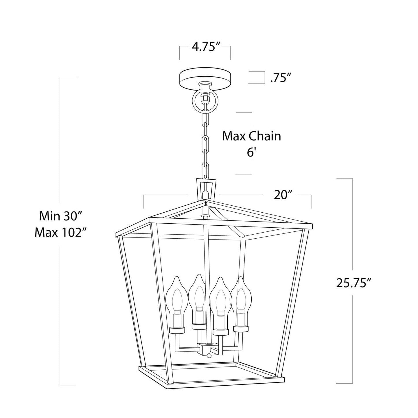Regina Andrew Hampton Outdoor Lantern