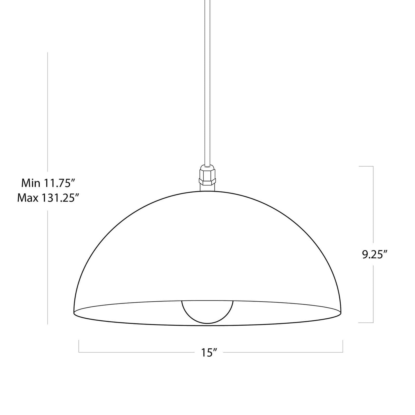 Regina Andrew Peridot Indoor/Outdoor Pendant
