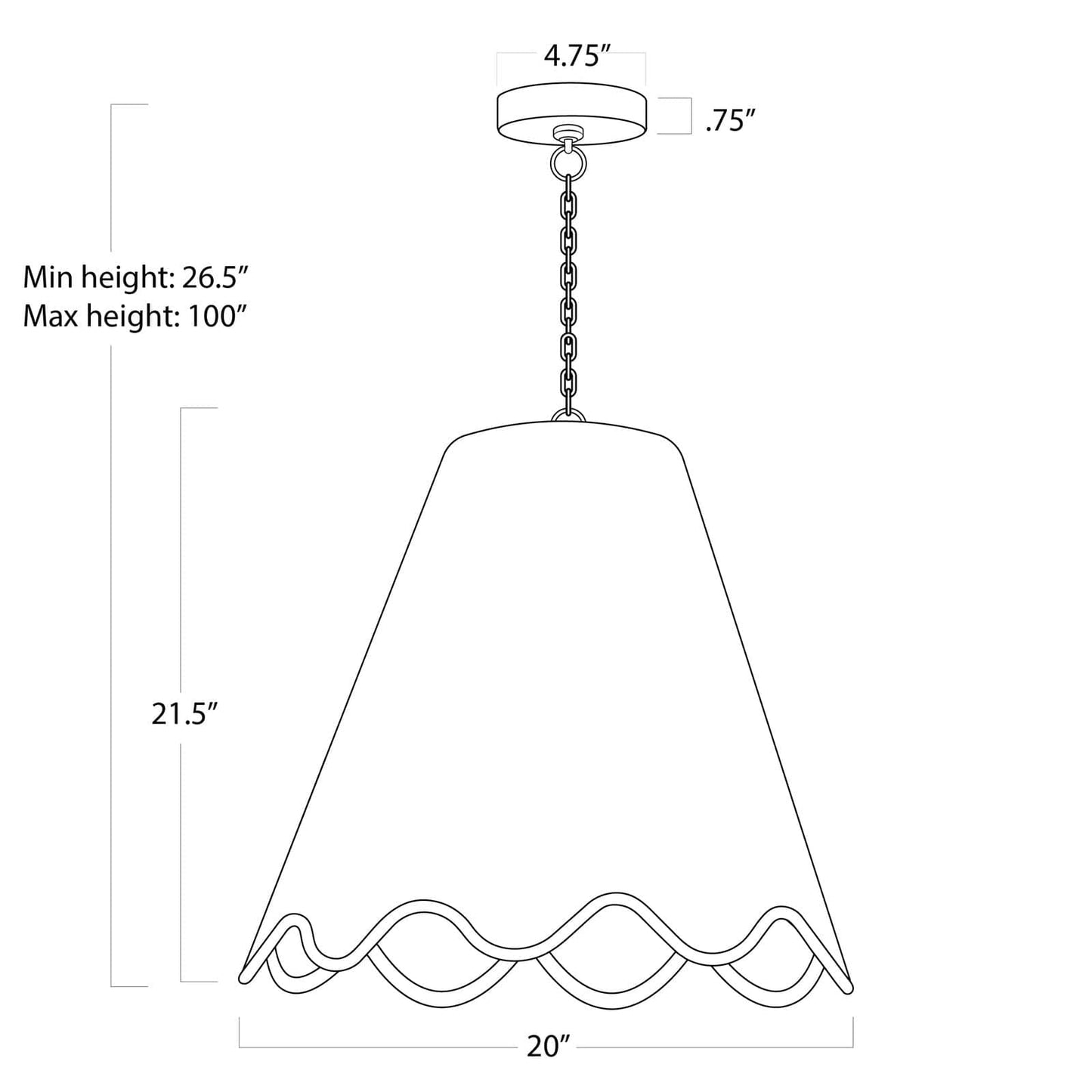 Regina Andrew Large Summer Outdoor Pendant